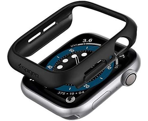 Funda Spigen Apple Watch Thin Fit 44mm Series 6/se/5/4 Black
