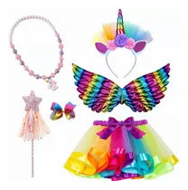Comprar Set De Disfraz De Unicornio, Diadema Y Tutú, Disfraces De Para Niñas,disfraces Disfraz Niño Tutus