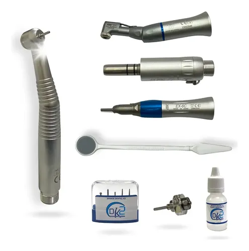 Kit Acadêmico Kavo Led +contra Angulo Micro Peça Reta Nsk