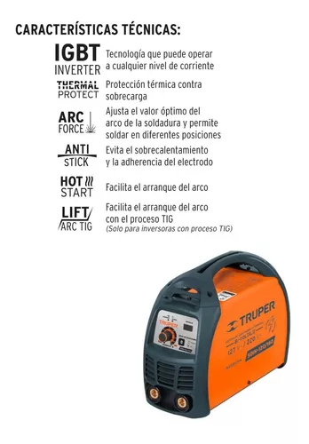 Maquina de Soldar Inversor Soldadoras 15 - 160A SMAW TIG, Incluye