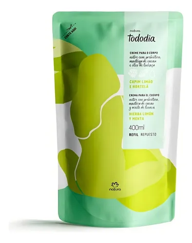 comprar Refil Hidratante Corpo Tododia Capim Limão E Hortelã - 400ml