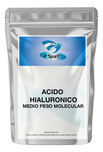 Ácido Hialurónico Puro 5 Gr Medio Peso Molecular 4+