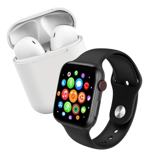 Smartwatch I8 Ultra + 2 Mallas + Auriculares Combo Big 2.0