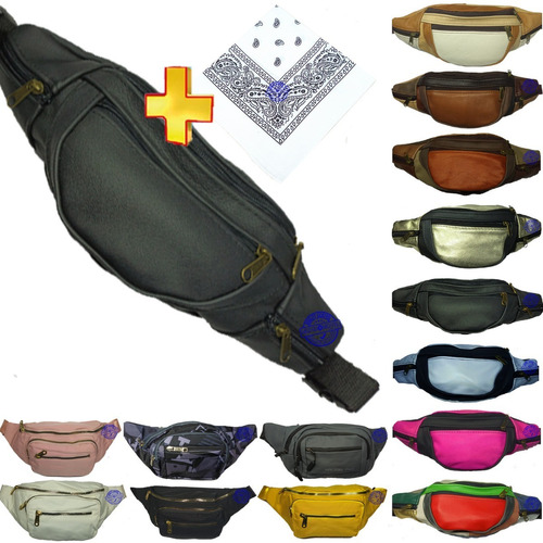 Riñonera Bolso Hombre Mujer Impermeable O Cuero Y Mas!!