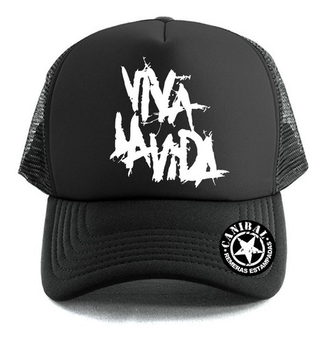 Gorras Trucker Coldplay Viva Remeras Estampadas Canibal