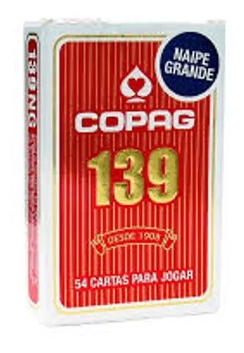 Baralho COPAG 139 Tradicional Jogo de Cartas Buraco pife etc.