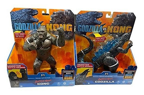 Godzilla Vs Kong Monsterverse Set (battle Roar R7xki