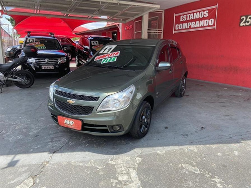 Chevrolet Agile Ltz 1.4 Verde 2011 Completo
