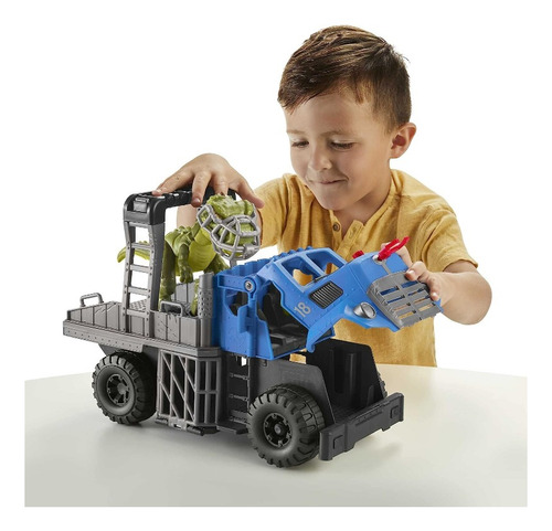 Fisher-price Dino Hauler Vehículo Con Dinosaurio T. Rex 5 Pz