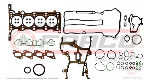 Juego De Juntas Chevrolet Sonic 1.4t 16v Dohc Luv 2012-2017