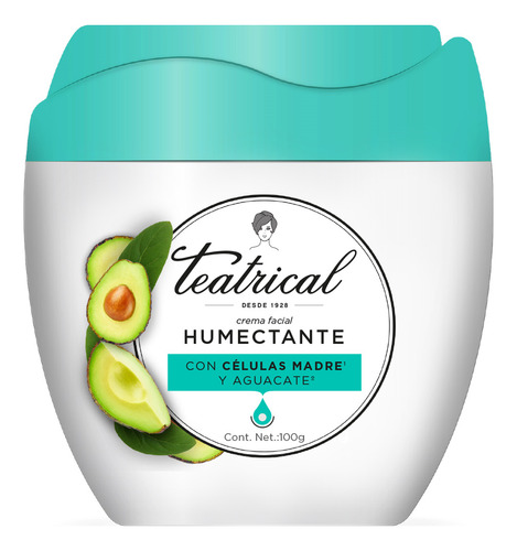 Teatrical Crema Facial Humectante 100 Gr