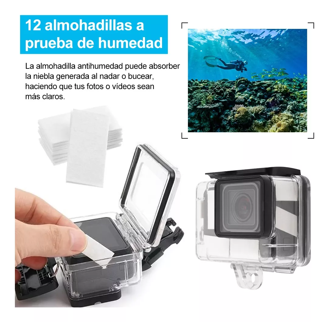 Tercera imagen para búsqueda de kit accesorios gopro