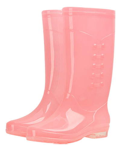 Botas De Lluvia Altas Para Mujer, Botas De Lluvia Transparen