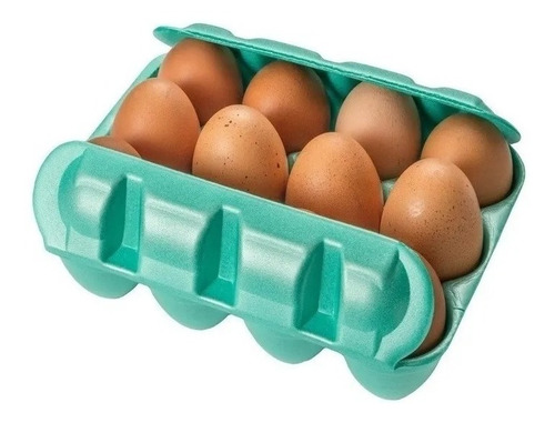 Estuche Para Huevos 1 Docena Amarilla X 100 Unidades