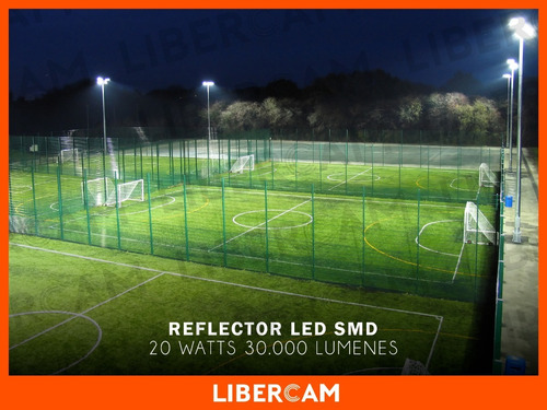 Imagen 9 de 10 de Reflector Led 20w Exterior Alta Potencia Multiled Ip66 Frio