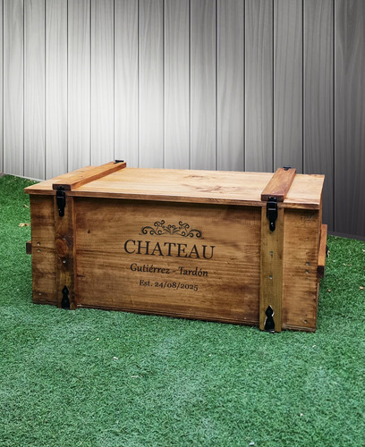 Baúl Y Mesa De Centro Personalizado Modelo Chateau Café