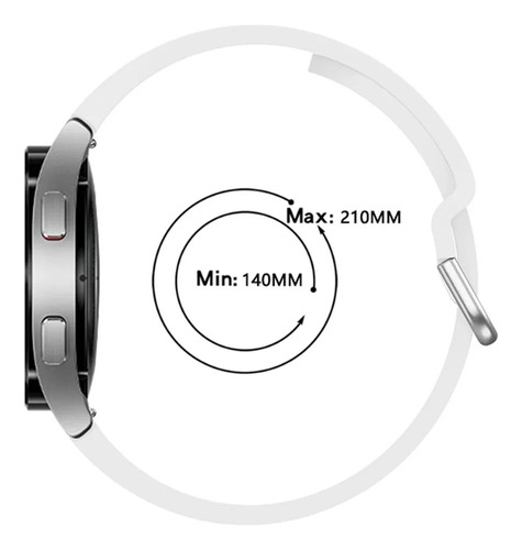Correa De Reloj S De 20 Mm Para Galaxy Watch 5/watch 5 Pro S