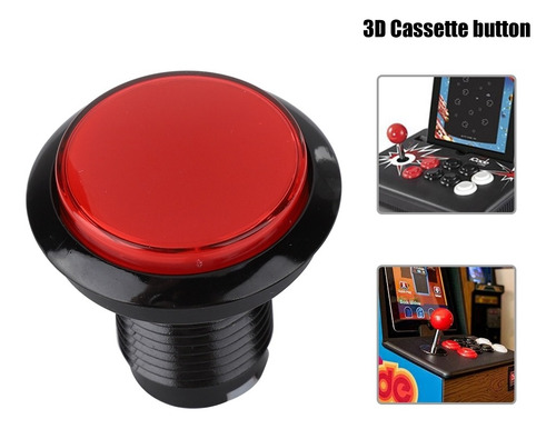 Imagen 1 de 9 de Lámpara Led Redonda Iluminada Botón Grande Para Arcade Juego
