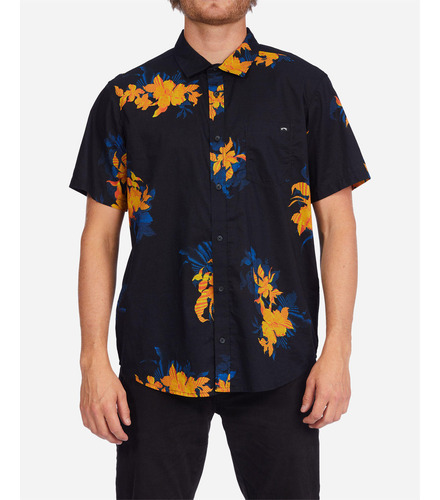 Camisa Billabong Sundays Floral Negro