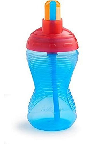 Munchkin Mighty Grip Flip Straw Cup, 10 Onzas, Los Colores P