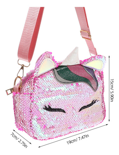 Bolsos Pequeños Con Forma De Unicornio Con Orejas De Lenteju