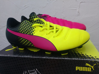 tenis puma rosa y azul