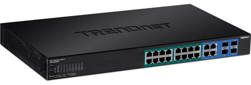 Conmutador Poe+ Inteligente Gigabit De 370 W Trendnet De 20 