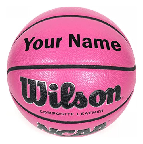 Wilson Balón De Baloncesto Rosa Personalizado De La Ncaa,