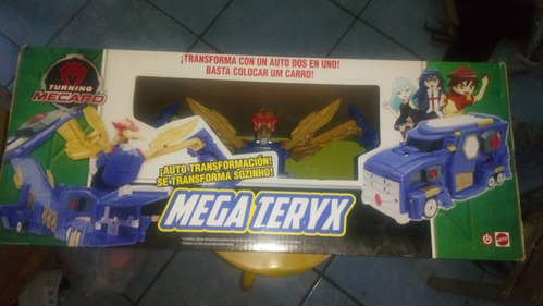 Turning Megacards Mega Teryx Transformable En Su Caja