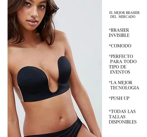 Brasier push online up sin espalda