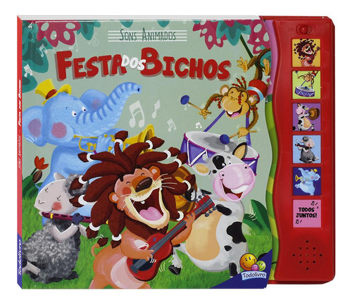 Libro Sons Animados: Festa Na Floresta De Little Pearl Books