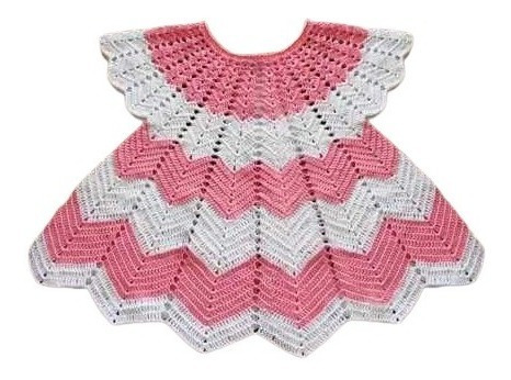 Vestido de Crochê Infantil Doçura #amoracadaponto 