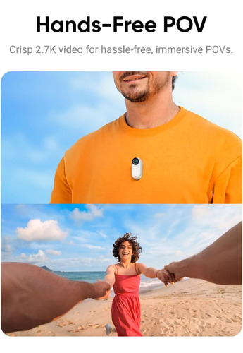 Cámara D Accion Miniatura Insta360 Go 3 128gb + Selfie Stick