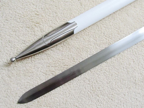 Espada De Gandalf Glamdring Blanca 100 Cm Con Funda