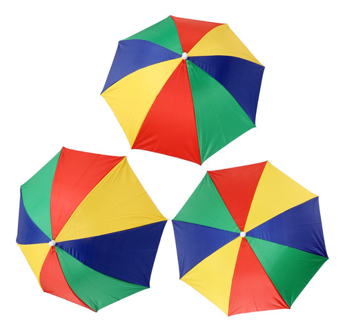 Sombrero Tipo Paraguas, 3 Piezas, Con Protección Solar, Arco