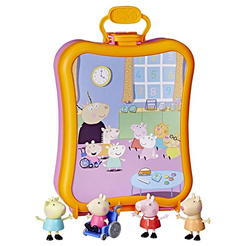 Estuche De Juego Peppa's Club Friends, Incluye 4 Figura...