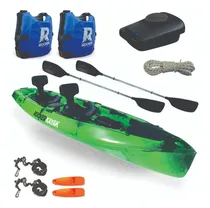 Comprar Kayak Rocker Mirage Fishing + 2 Chalecos + Tambucho + Palas