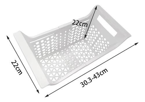 M Cesta De Armazenamento Do Freezer Ajustável Com
