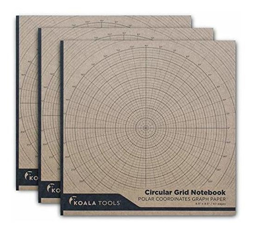 Cuaderno Mandala Circular 8,5x8,5 - Pack 3