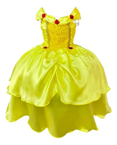 Vestido da princesa store bela para alugar