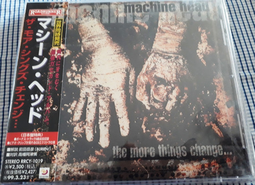 Cd Machine Head - The More Things Change 1er Ed. Japones