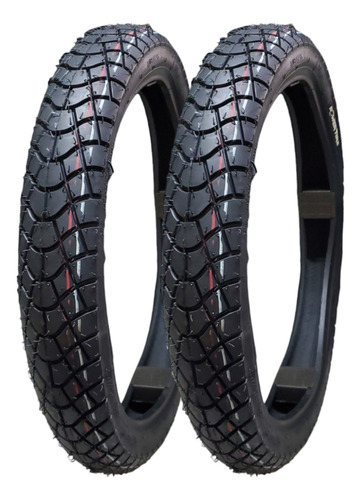 Llanta 300-17 + 275-17 Power Tire Tt Italika At110 Lt Dt110 