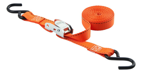 S-hook Cam Buckle Strap Tie Down 10 Pies Naranja