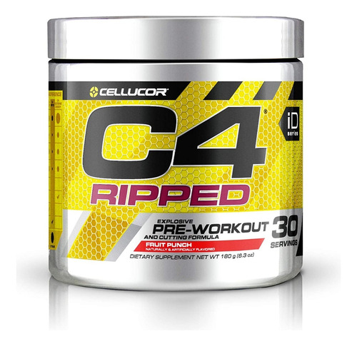 Cellucor C4 Ripped 180 G (30 Srvs) Sabor Cherry Limeade