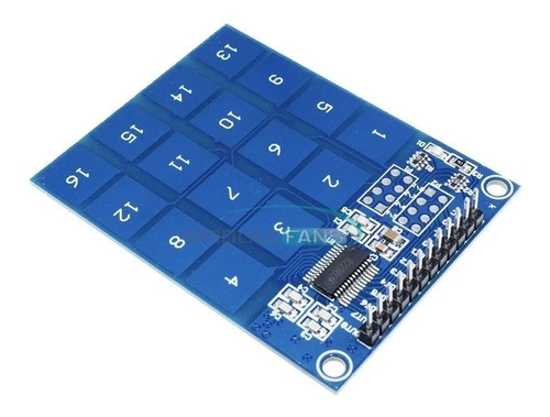 Teclado Capacitivo 16 Canales Ttp229 Arduino