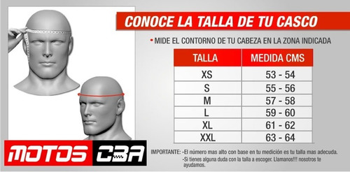 Imagen 5 de 8 de Casco Moto Motoscba