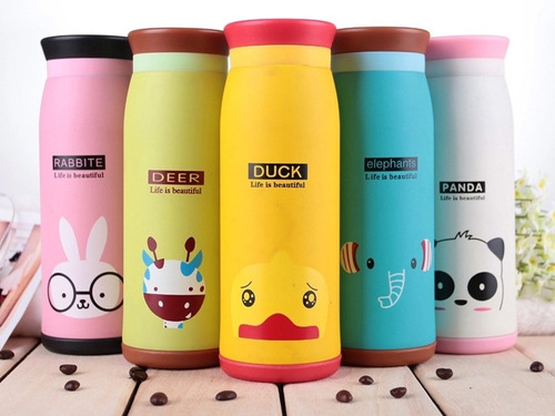 Termo Animals 500 Ml Acero Inoxidable Con Envío Gratis