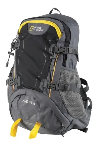 Mochila 30 Litros National Geographic Austin Trekking Urbana Color Gris  oscuro