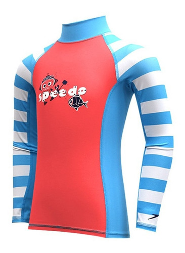 Remera Speedo Pulse Rashguard M/l Nene Protección Solar