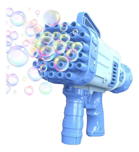 Pistola De Burbujas 32 Agujeros Bazooka + Pilas 
